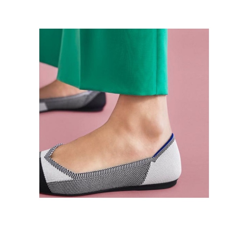 LIKE NEW Rothy’s cap toe flats - Picture 3 of 15